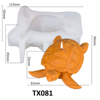 Sea Turtle Scented Candle Silicone Mold