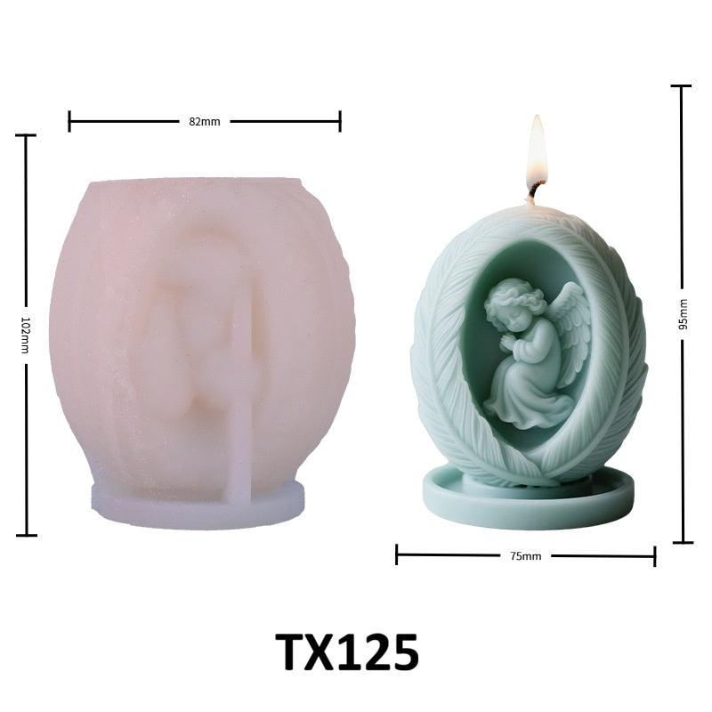 3D Castle Silicone Scented Candle Mold