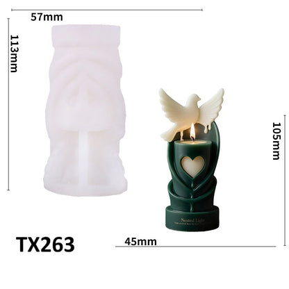 Peace Dove Scented Candle Silicone Mold