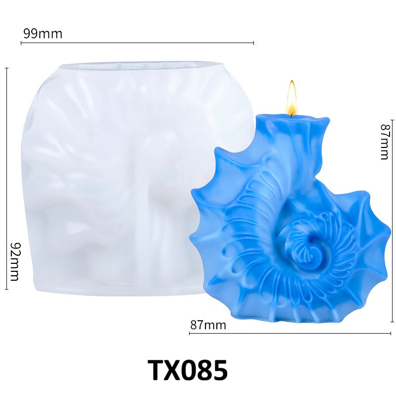 Conch Shell Scented Candle Silicone Mold