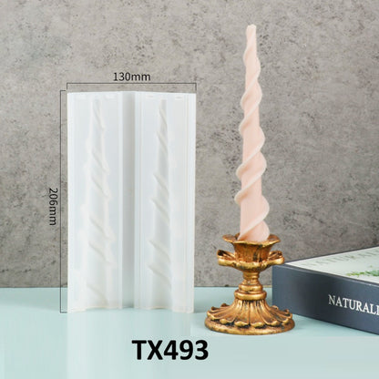 Long Pillar Scented Candle Silicone Mold