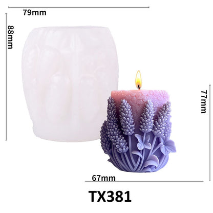 Lavender Series Scented Candle Silicone Mold