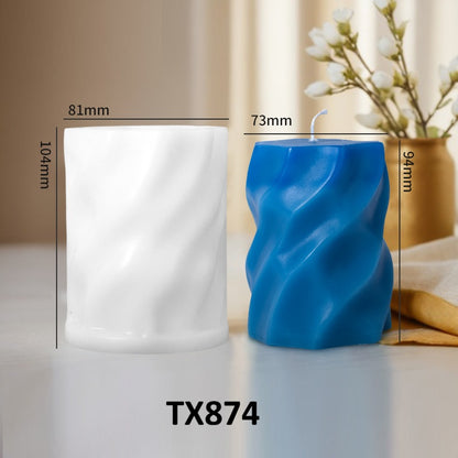 Diamond-Shaped Scented Candle Silicone Mold