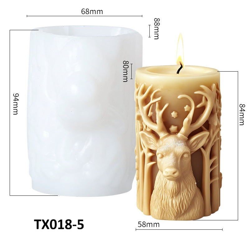 Christmas Silicone Scented Candle Mold