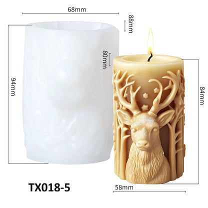Christmas Silicone Scented Candle Mold