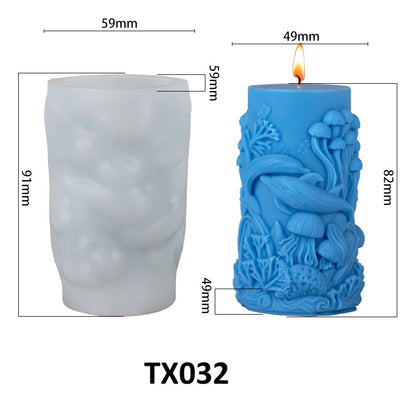 Marine Life Scented Candle Silicone Mold