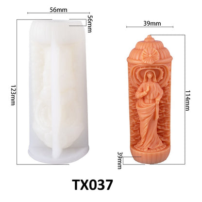 Pillar Candle Silicone Mold