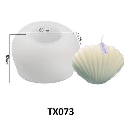 Scallop Shell Aroma Candle Silicone Mold