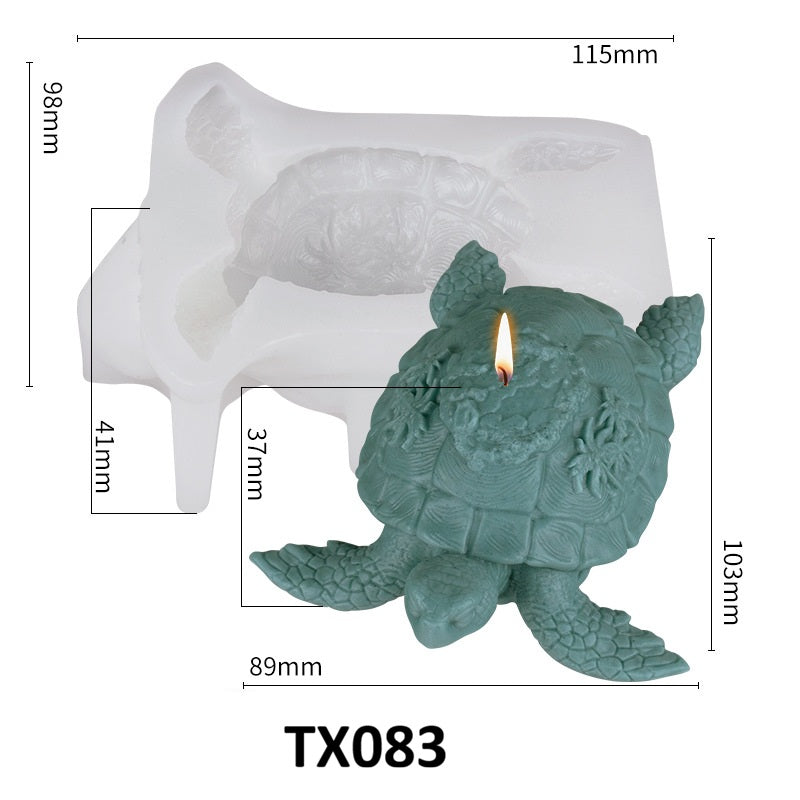 Sea Turtle Scented Candle Silicone Mold