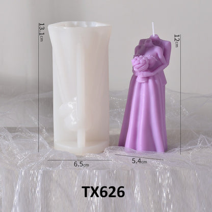 3D Figure Silicone Candle Mold