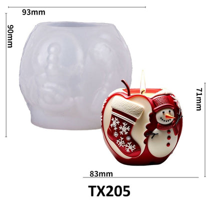 Christmas Series Silicone Candle Molds