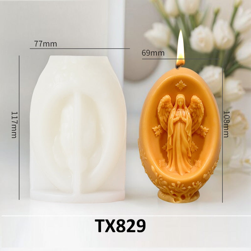 Egg Scented Candle Silicone Mold