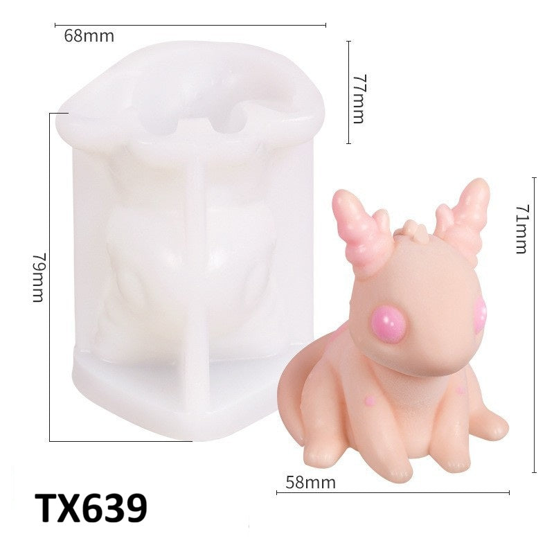 Dragon Silicone Candle Mold