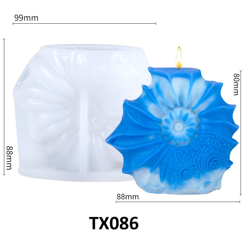 Conch Shell Scented Candle Silicone Mold