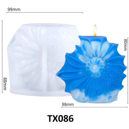 Conch Shell Scented Candle Silicone Mold