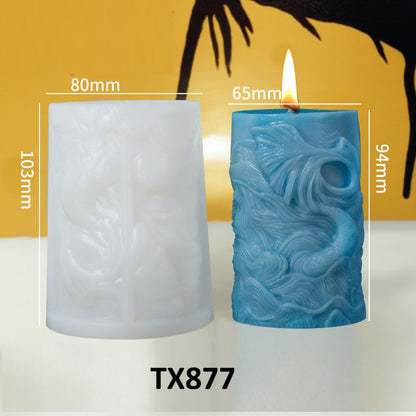 3D Marine Life Series Scented Candle Silicone Mold