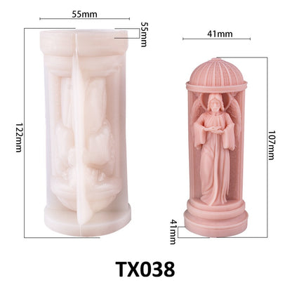 Pillar Candle Silicone Mold