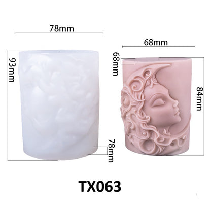 Sun Goddess Scented Candle Silicone Mold