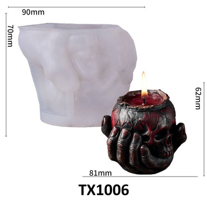 Skeleton Hand Series Scented Candle Silicone Mold