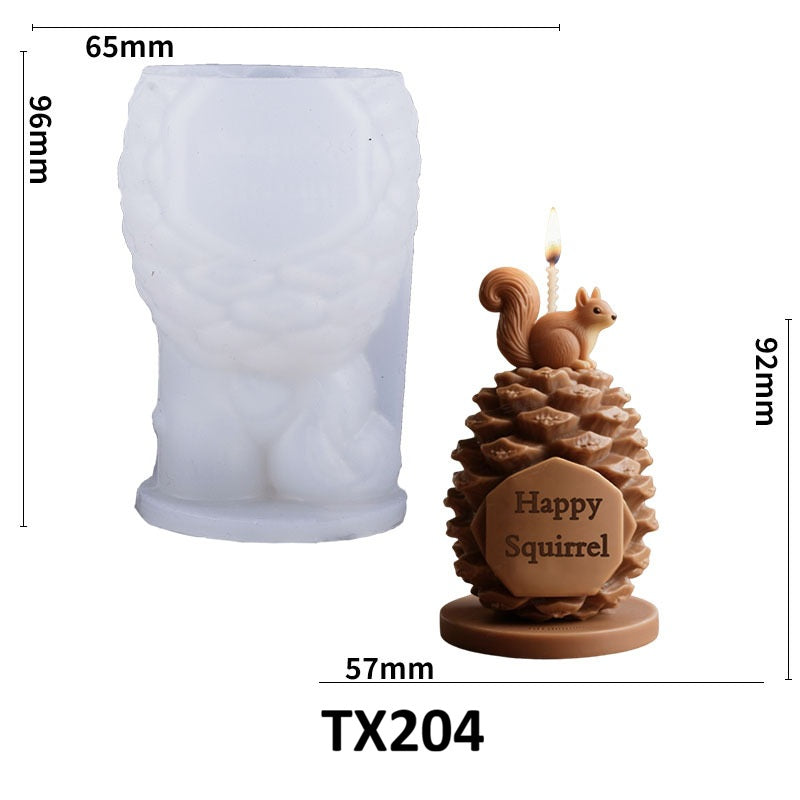 Christmas Series Silicone Candle Molds