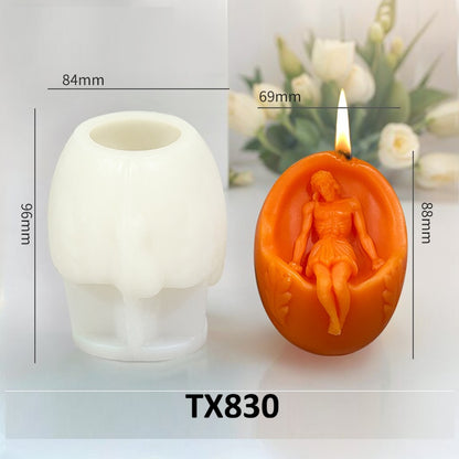 Egg Scented Candle Silicone Mold