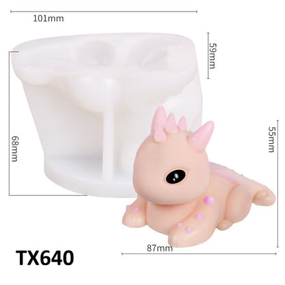 Dragon Silicone Candle Mold