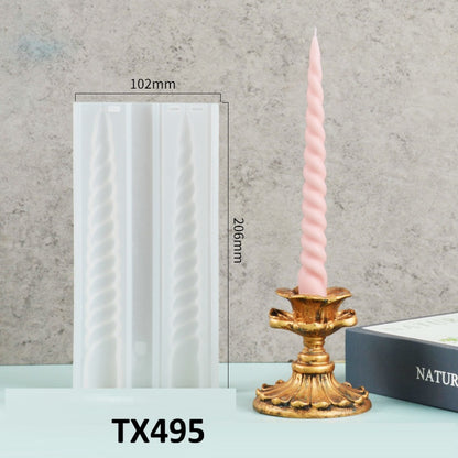 Long Pillar Scented Candle Silicone Mold
