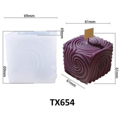 Spiral Ball Scented Candle Silicone Mold