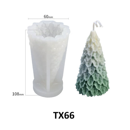 Christmas 3D DIY Silicone Scented Candle Mold