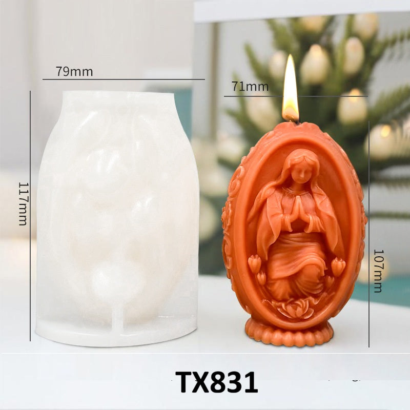 Egg Scented Candle Silicone Mold