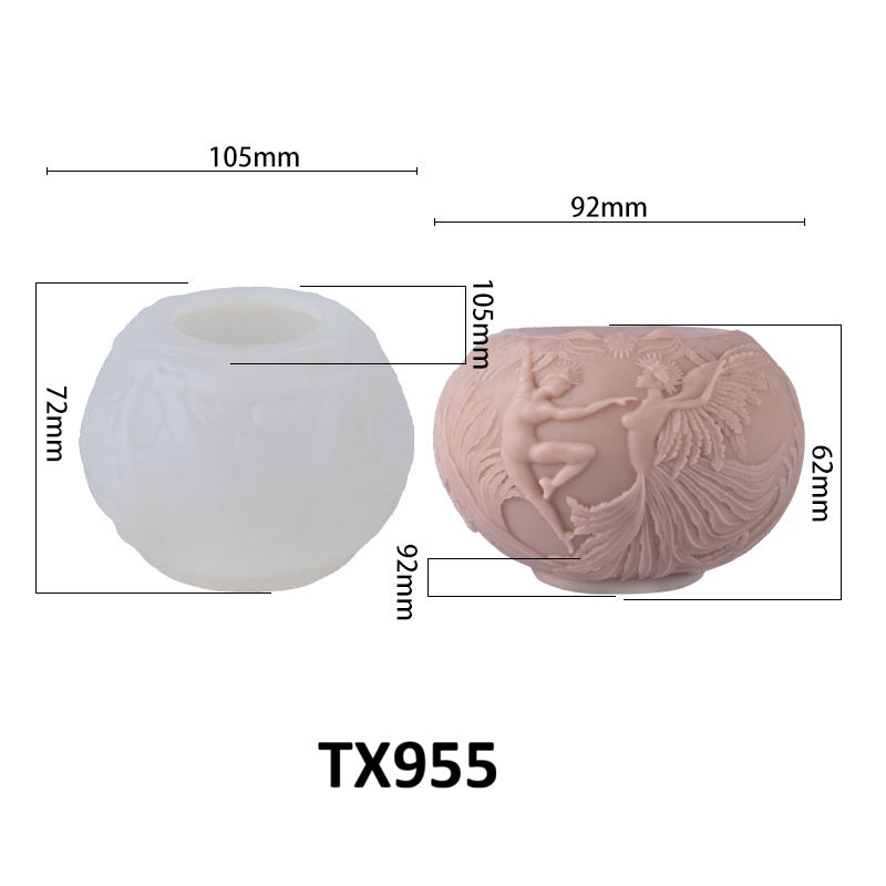 Tulip Flower Scented Candle Silicone Mold