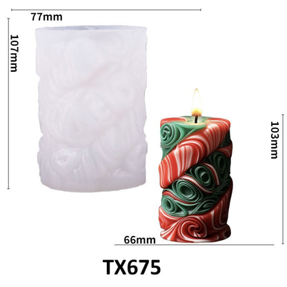 Christmas Series Scented Candle Silicone Mold