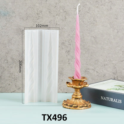 Long Pillar Scented Candle Silicone Mold