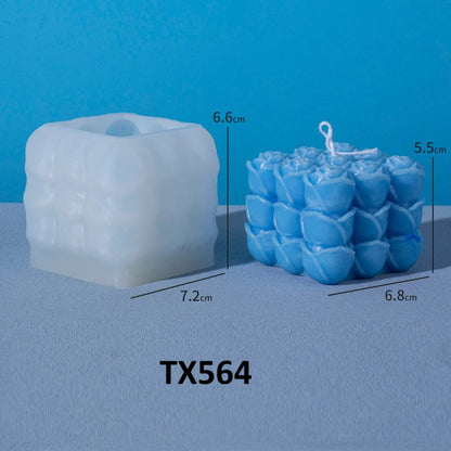 Bubble Cube Scented Candle Silicone Mold