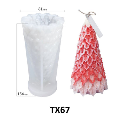Christmas 3D DIY Silicone Scented Candle Mold