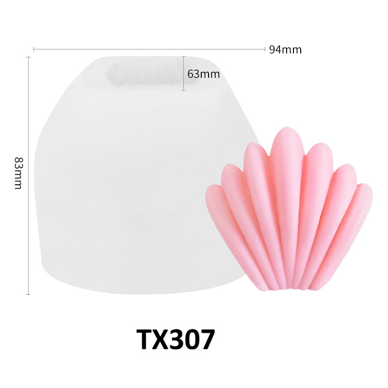 Scallop Shell Aroma Candle Silicone Mold