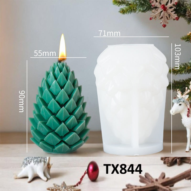 Christmas Silicone Scented Candle Mold