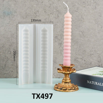 Long Pillar Scented Candle Silicone Mold