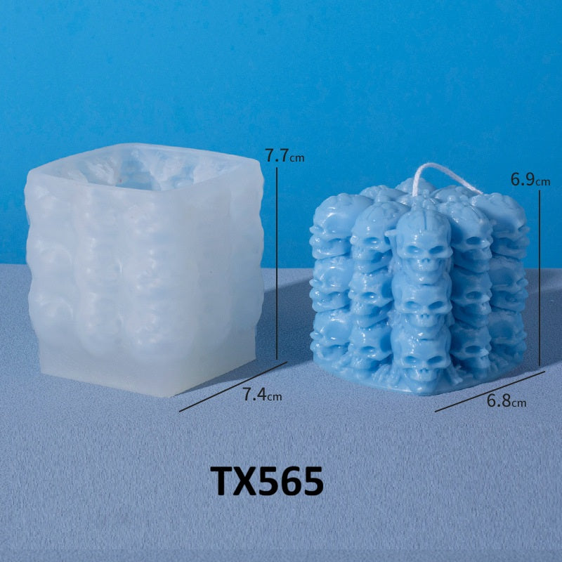 Bubble Cube Scented Candle Silicone Mold