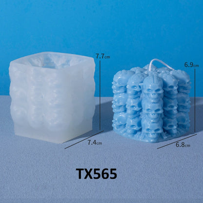 Bubble Cube Scented Candle Silicone Mold