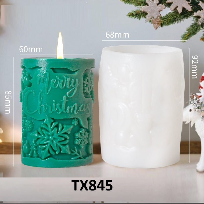 Christmas Silicone Scented Candle Mold