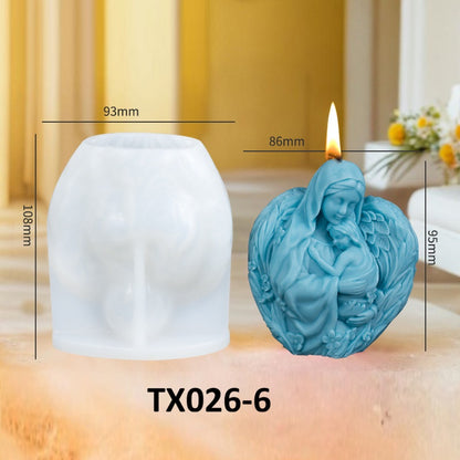 Mother and Child Scented Candle Silicone Mold