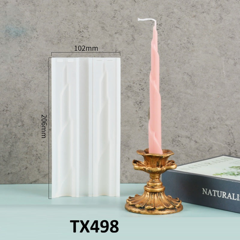 Long Pillar Scented Candle Silicone Mold
