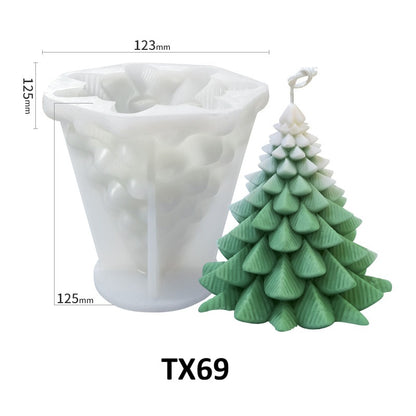 Christmas Tree Silicone Scented Candle Mold