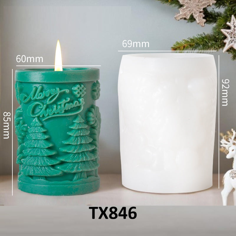 Christmas Silicone Scented Candle Mold