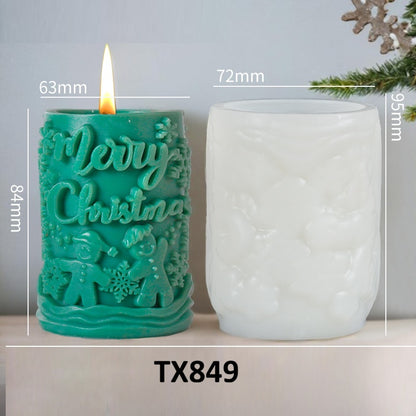 Christmas Silicone Scented Candle Mold