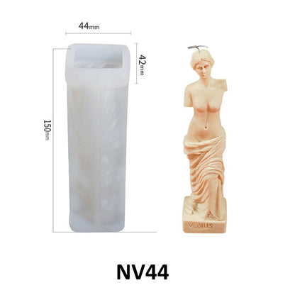 Human Figure Scented Candle Silicone Mold