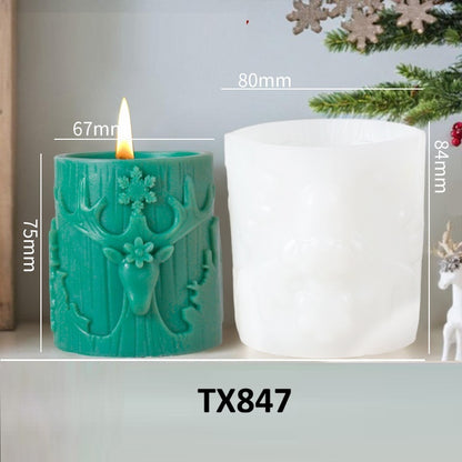 Christmas Silicone Scented Candle Mold