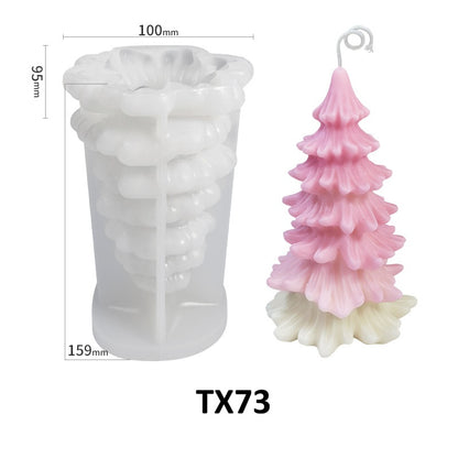 Christmas Tree Silicone Scented Candle Mold