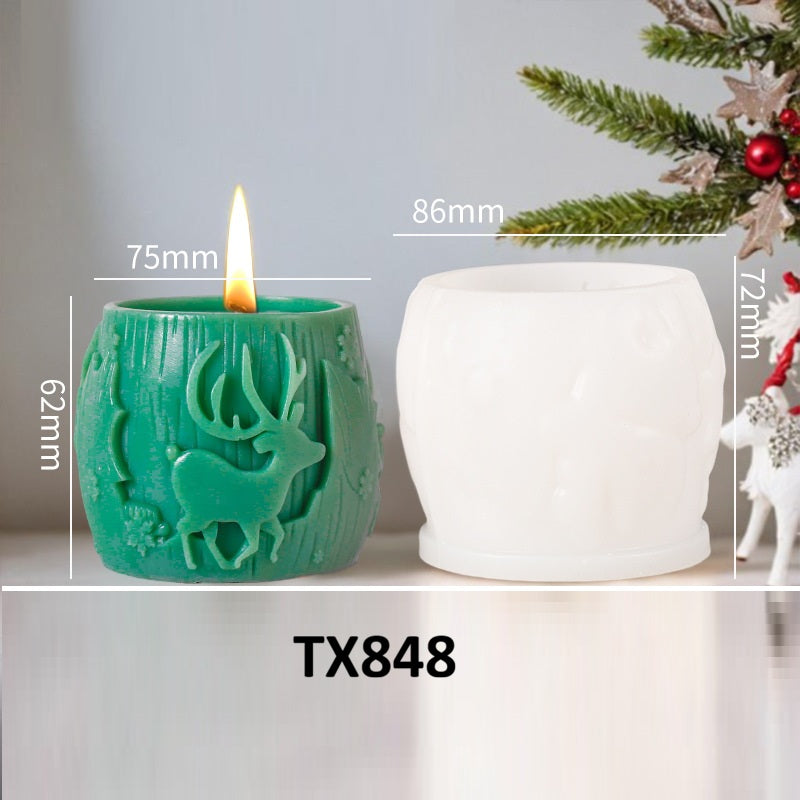 Christmas Silicone Scented Candle Mold